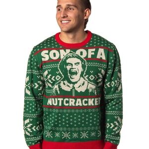 ELF The Movie - Buddy Son of a Nutcracker Men's Christmas Knitted Sweater
